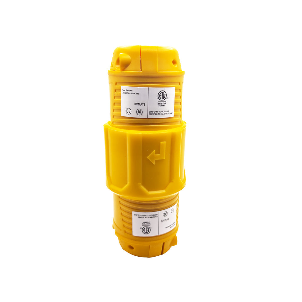 Locking plug 250V, 20A Male and Female SET Together
