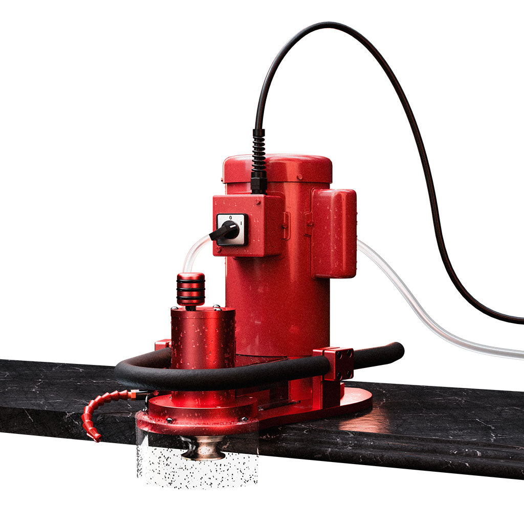 Red Ripper SR Stone Router For Precision Profiling – Omega Diamond Inc.