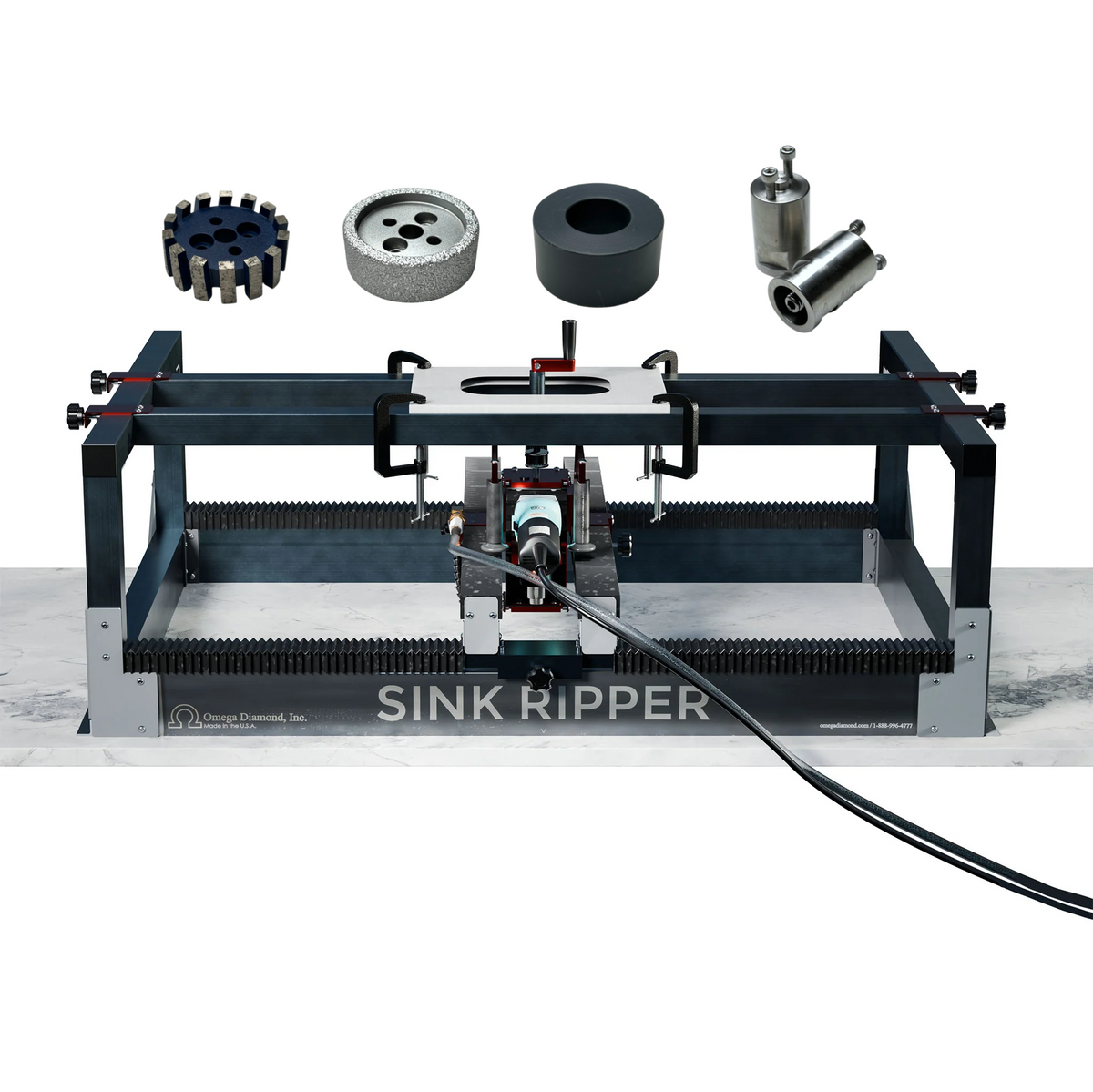Sink Router Sink Ripper™ Manual Stone Router – Omega Diamond Inc.