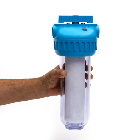 Whole House/Under-Sink Water Prefilter with 10" 5 Micron Sediment Filter