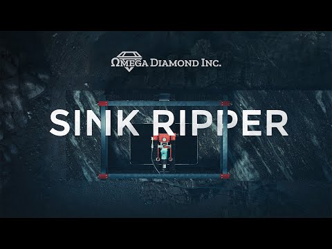 Sink Ripper™ Manual Stone Router – Omega Diamond Inc.