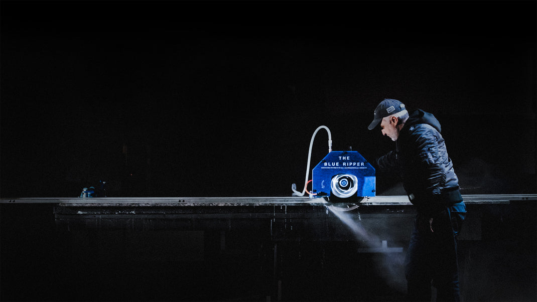 Blue Ripper Blue Ripper SR Rail Saw & Reliable Stone Cutting – Omega Diamond Inc.