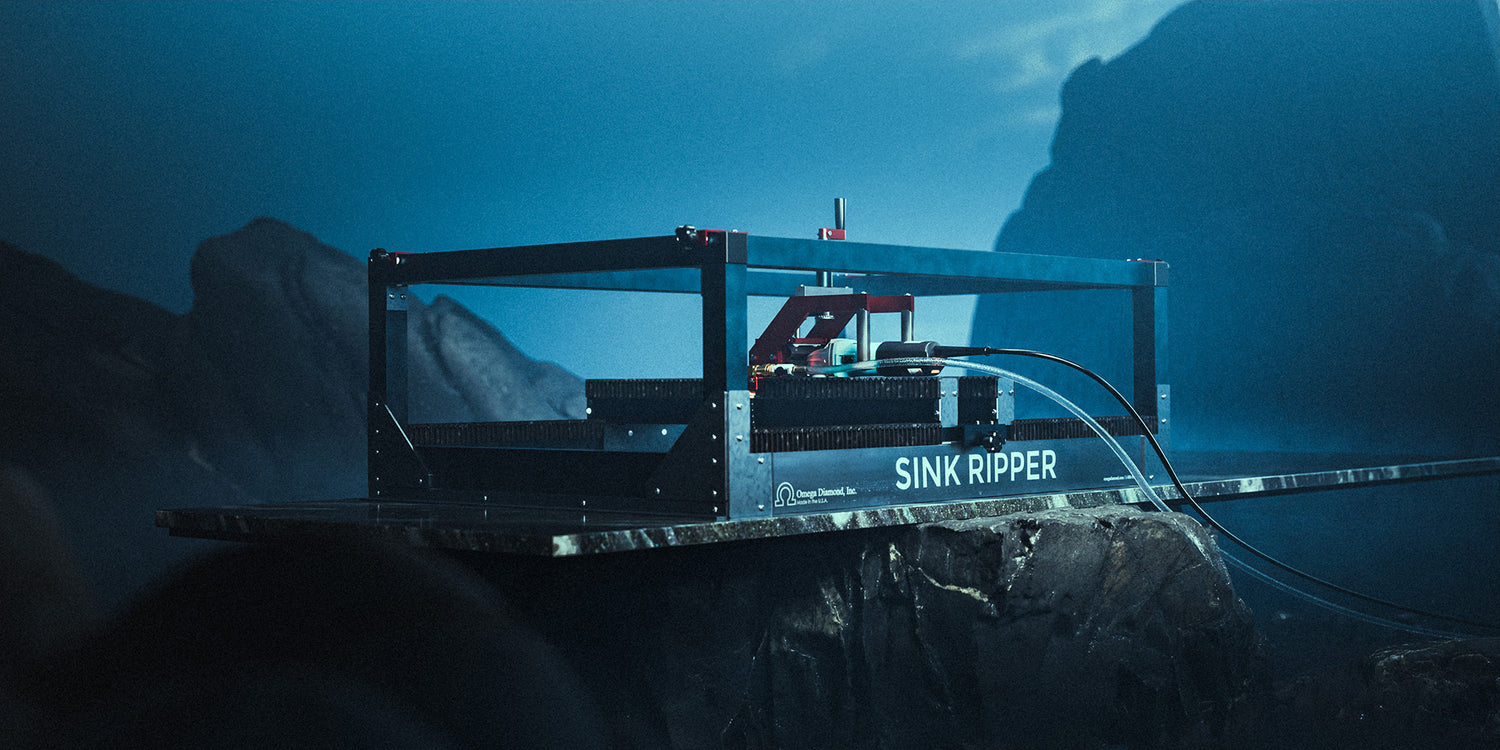 Sink Ripper™ - Stone Router Machine – Omega Diamond Inc.